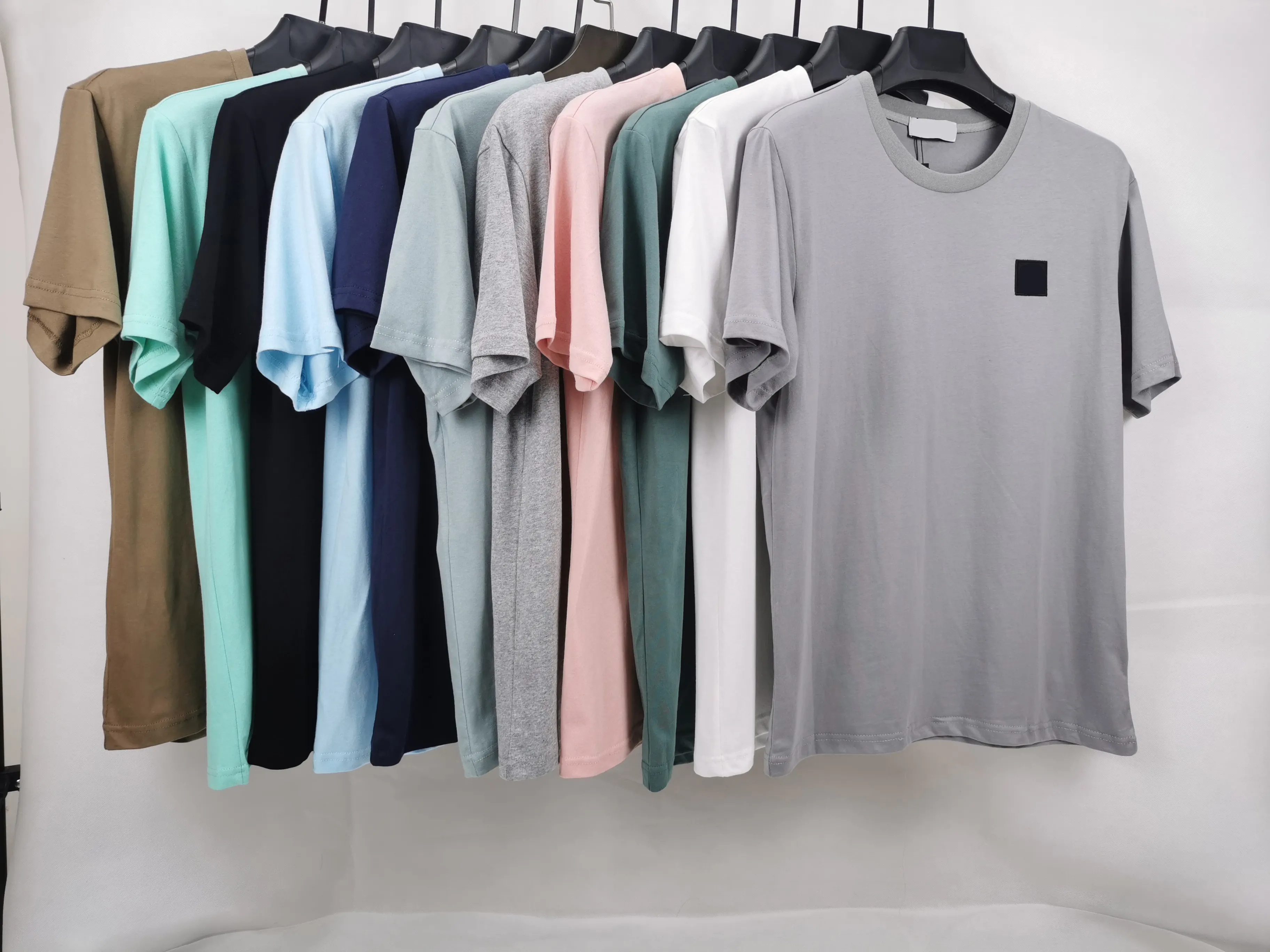 Topstoney Designer Herren-T-Shirts, hochwertige Baumwolle, Marken-Island-Poloshirt, modisches Abzeichen, Tide Stone-Kleidung