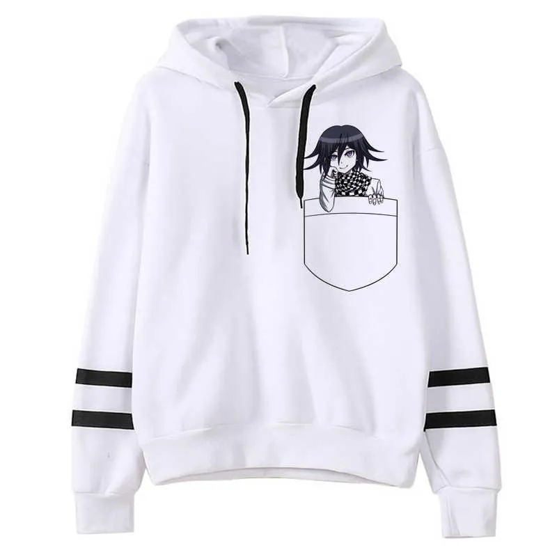 Herren Hoodies Sweatshirts Ouma Kokichi Danganronpa Nagito Komaeda Männer y2k ästhetischer Hüfte Hop Korea Harajuku Männlich Kleidung Pullover gedruckt