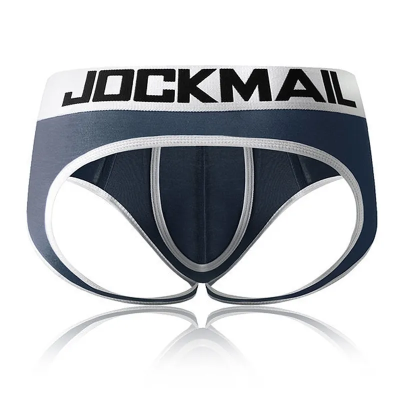 Jockmail Otwórz bez pleców krocze g-strings seksowne mężczyzn bielizny Penis torebka męska mens maja tanga gejowska bielizna mężczyźni bikini slip stringi t200517