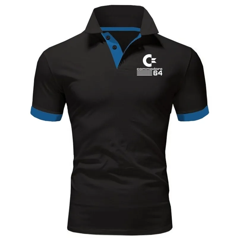 Summer est Herren Commodore 64 Poloshirt Atmungsaktiv Markendruck Mode Herrenbekleidung Lässiges Poloshirt S-5XL 220706