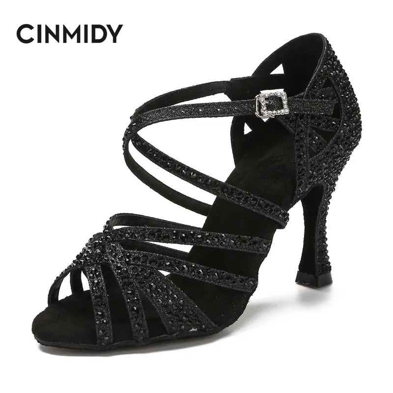 Cinmidy Women Latin Dance Shoes Othestones 7 5 220507 2 962 DHgate