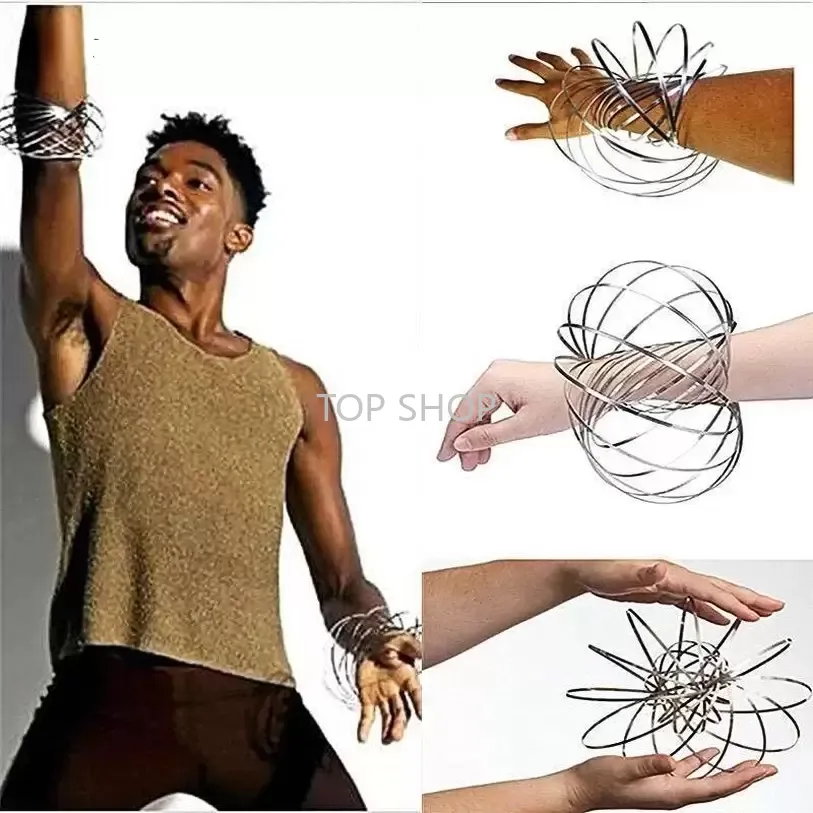Magic Flow Ring Toys 3D Kinetic Spring Spinner For... From Hot Wind, $1 ...