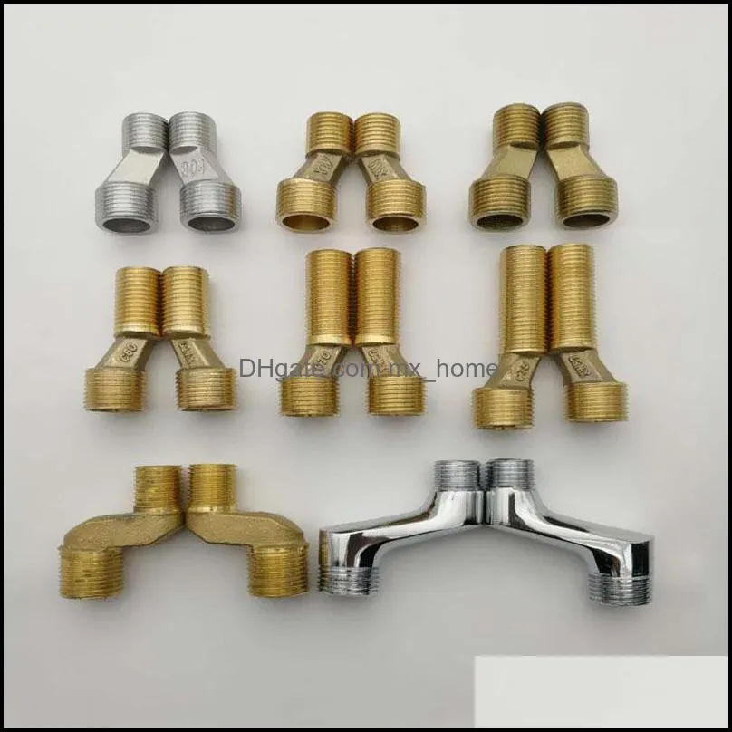 New stainless steel kitchen faucet Eccentric corner joint Lengthening and thickening The shower faucet bends its feet