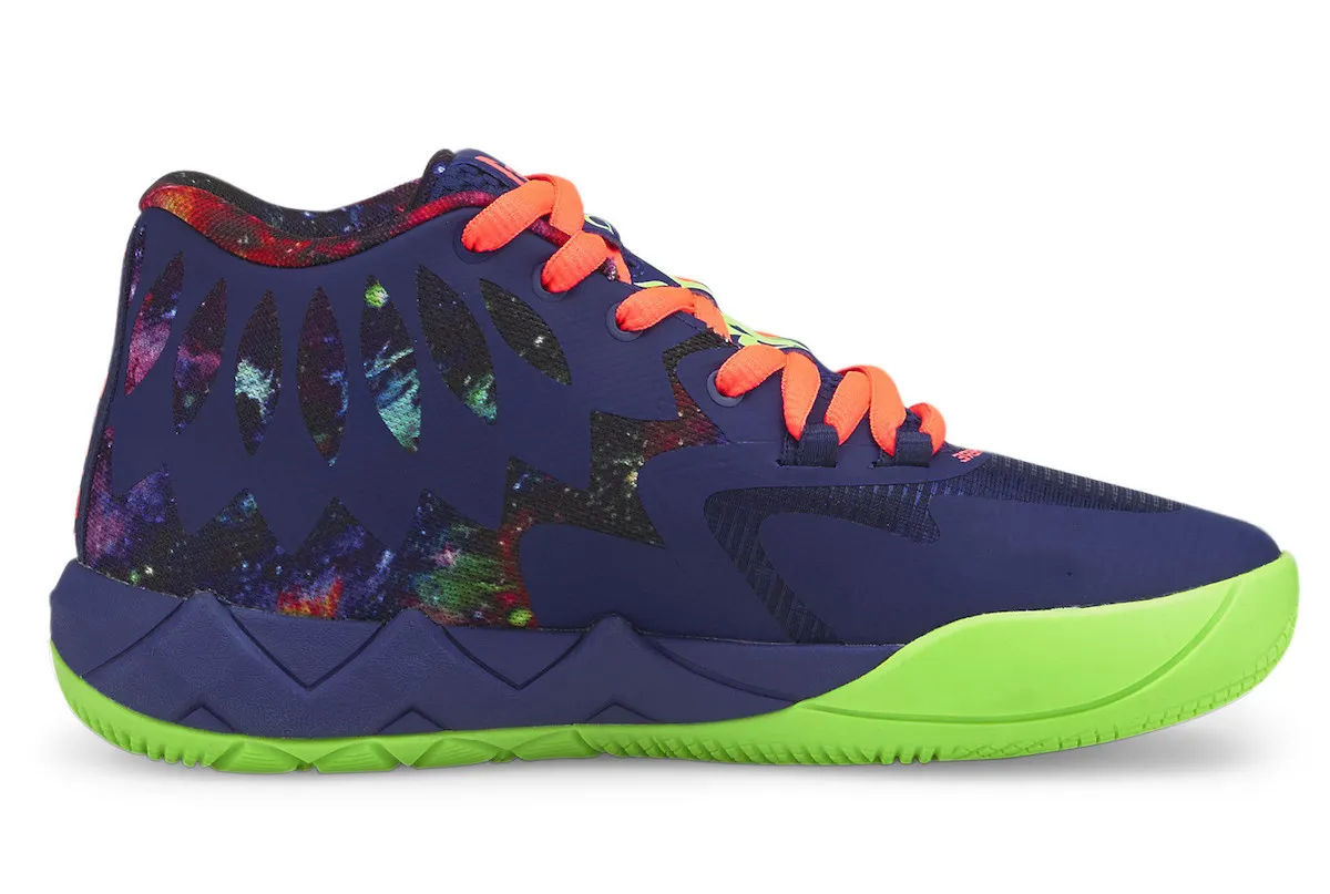 Lamelo Ball MB.01 Galaxy Men basketskor med låda av hög kvalitet Rick och Morty Kids Sport Trainner Outdoor Sneakers Storlek 4-12