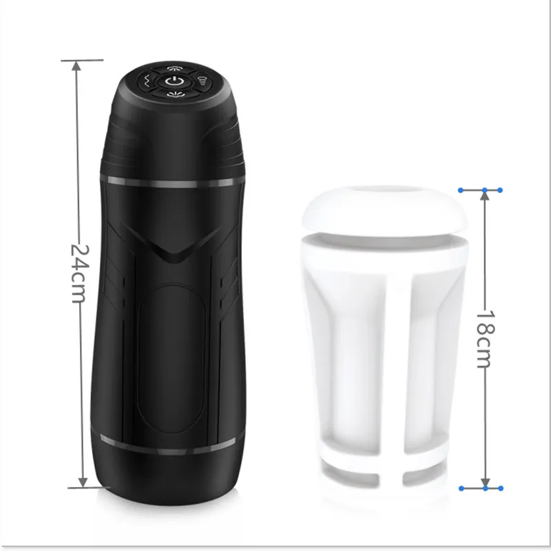 Realistic male masturbator Automatic sucking Strong vibration large size blowjob sex girls Sex toys for_voghion.com
