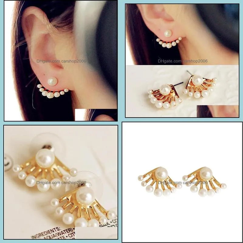 Fashion Jewelry Exquisite Little Imitation Pearl Stud Earrings