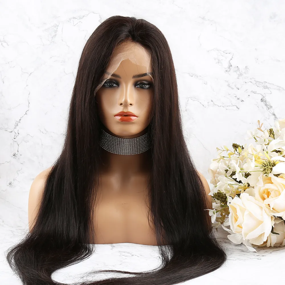 Full Cuticle Virgin Human Hair Real HD Swiss Full Lace Wig  display picture 3