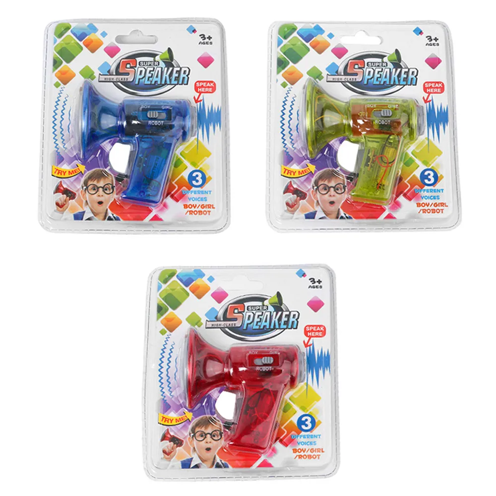 Multi Voice Changer Toy Högtalare 3 olika stilar barn presentutbildning barn leksaker födelsedag julklappar