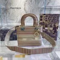 christian Handbags Designers Bags 2022 Diana Hand Messenger Embroidered Letter Jacquard