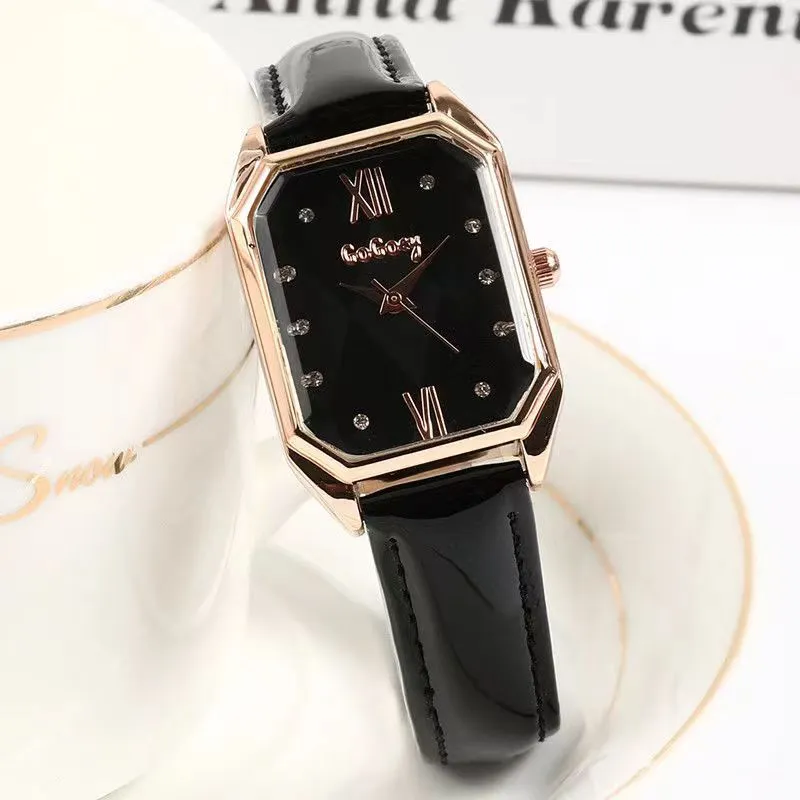 Montres de luxe pour femmes Designer tendance montre de mode femmes petites et exquises dames regarder simple tempérament lumière niche rétro décontracté modèle carré afdg