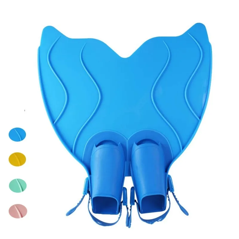Home Adjustable Mermaid Swim Fin Diving Swimming Foot Flipper Fin Fish