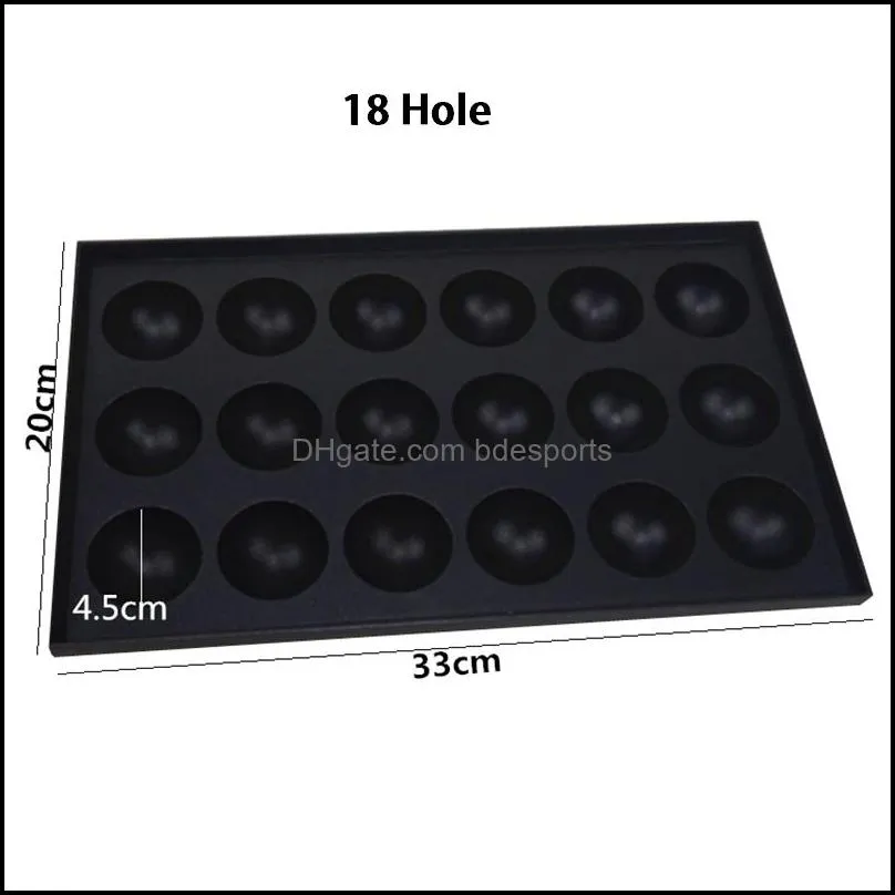 18 Holes / 28 Holes Commercial Takoyaki Machine Maker Nonstick Baking Pan Plate Cast Aluminum Octopus Ball Meatball Cooker Grill