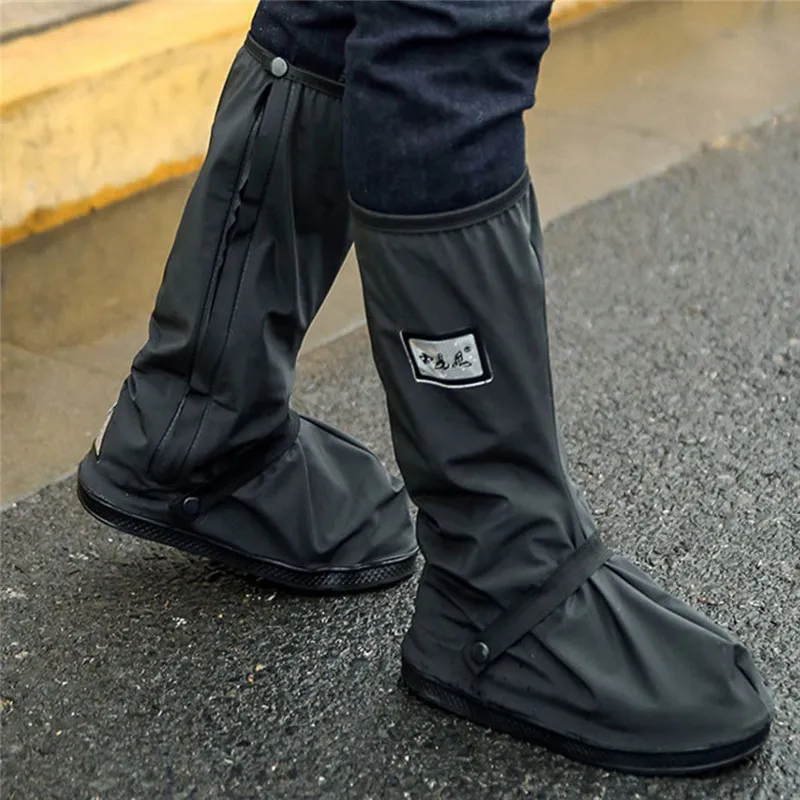 Capas de sapatos à prova d'água no topo para sapatos para motocicletas de ciclismo de bicicleta chuva de chuva de chuva para sapatos em riacho chuvoso nevando