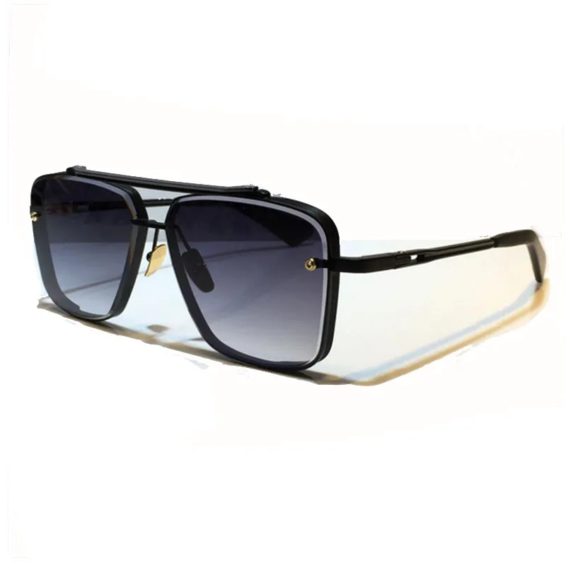 DITA MACH SIX LIMITED okulary przeciwsłoneczne damskie i męskie projektant kwadratowe metalowe bez oprawek Top luksusowe markowe okulary przeciwsłoneczne w stylu mody