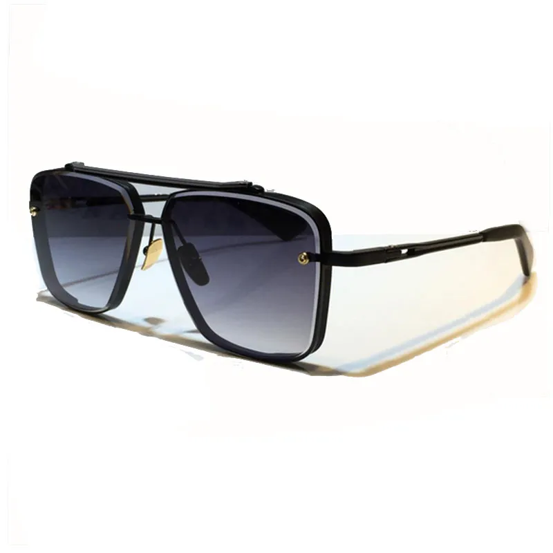 DITA MACH SIX LIMITED hommes femmes lunettes de soleil Designer carré métal sans monture haut luxe qualité marque lunettes de soleil Style de mode