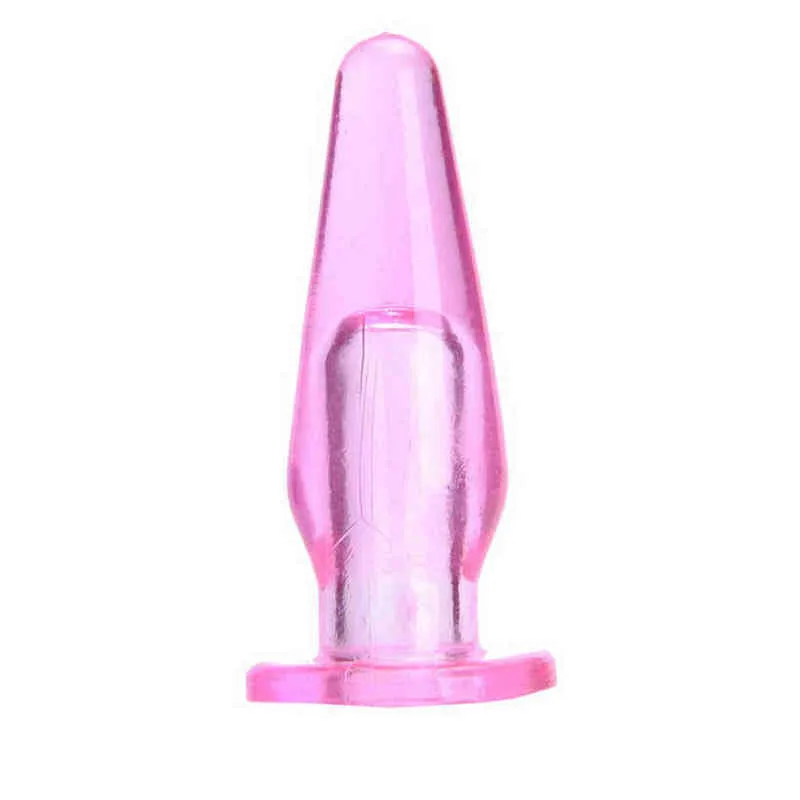Nxy Sex Anal Seafeliz Vibrating Butt Plug Jelly Toys Male Waterproof Prostate Massage Mini for Man Products_voghion.com