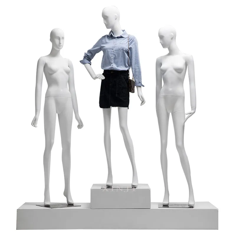 Modestil Mattegloss White Mannequin Women Full Body Model tillverkad av Factory Direct Sell