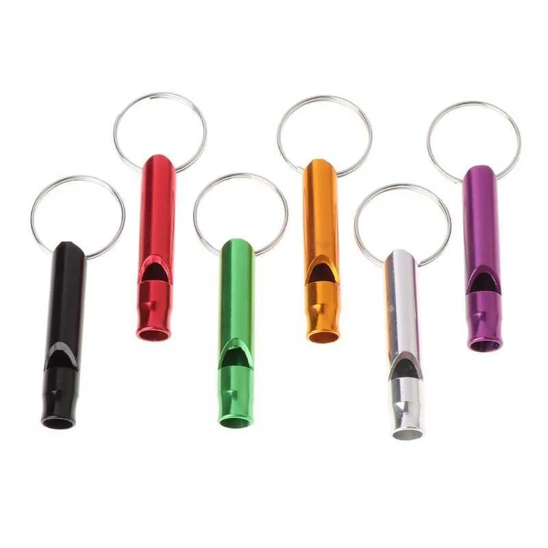 Chiens Pet Dog Training Whistle Puppy Sound Portable Flute Alliage d'aluminium Pet Shop Dog Acessorios