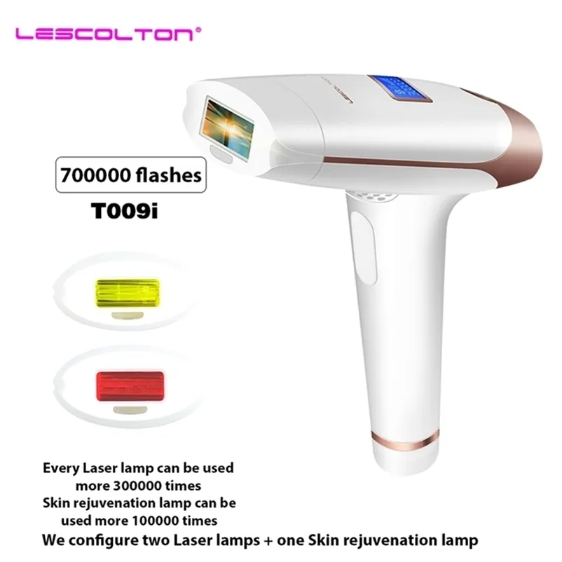 LESCOLTON 3IN1 700000 Dispositivo de remoção de cabelo do laser de IPL pulsado dispositivo permanente de depilação de cabelo de depilador de depiladores do laser da remoção da remoção 220323