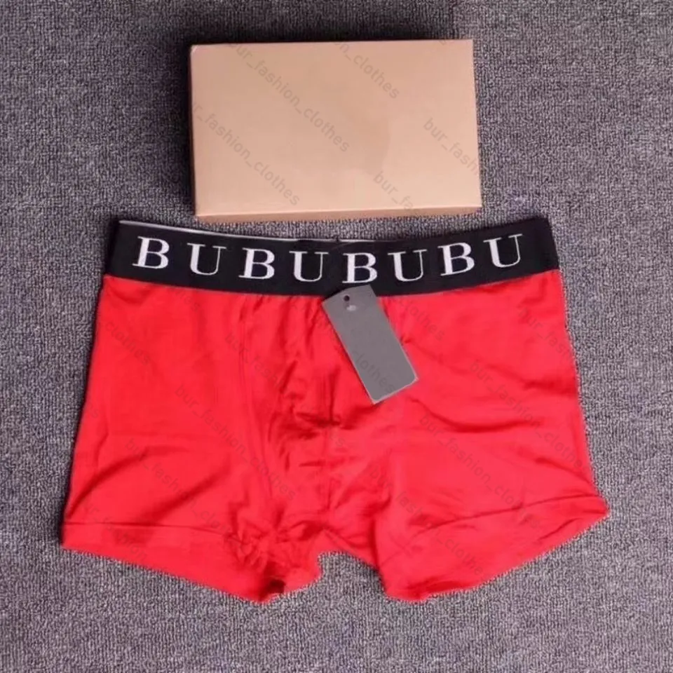 Classic Letter Burst Breathable Boxers For Men Fashionable Sexy