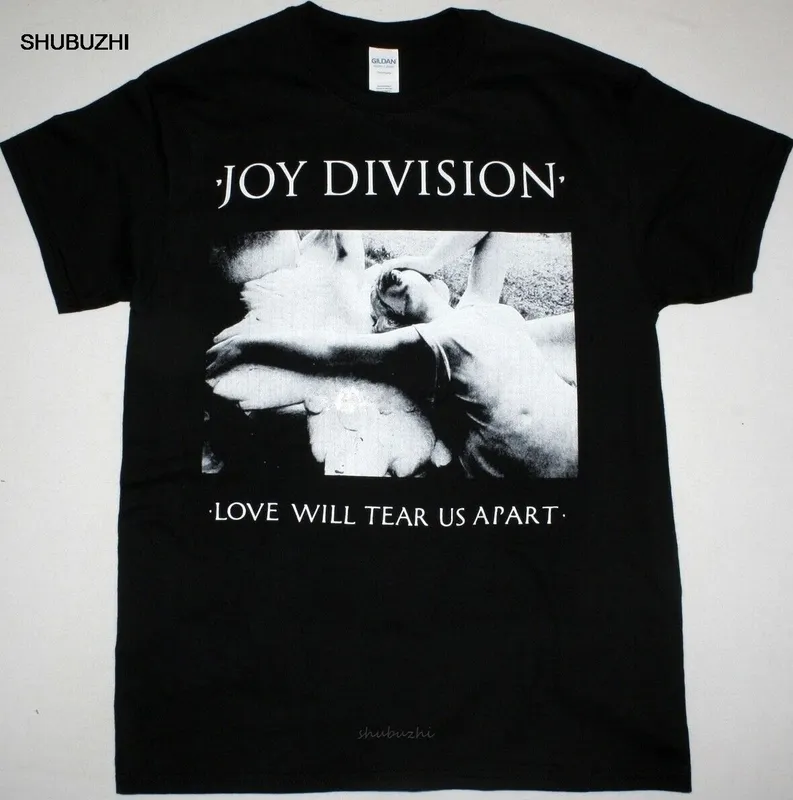 JOY DIVISION LOVE WILL TEAR US APART BLACK T SHIRT POST PUNK ORDER cotton tshirt men summer fashion t-shirt euro size 220423