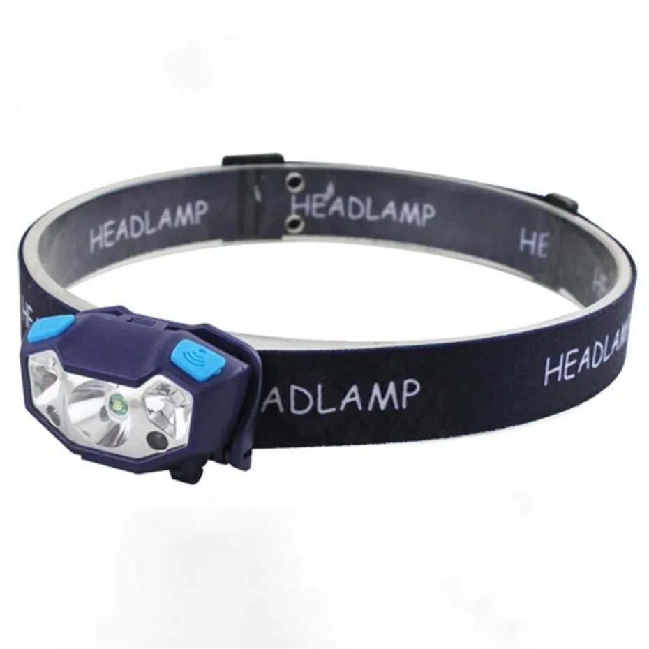 10000Lm Mini Rechargeable LED Headlamp Body Motion Sensor Headlight