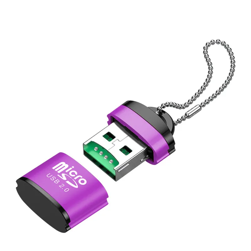 Lecteur De Carte USB 2-en-1 – Micro SD / TF – Haute Vitesse – Adaptateur