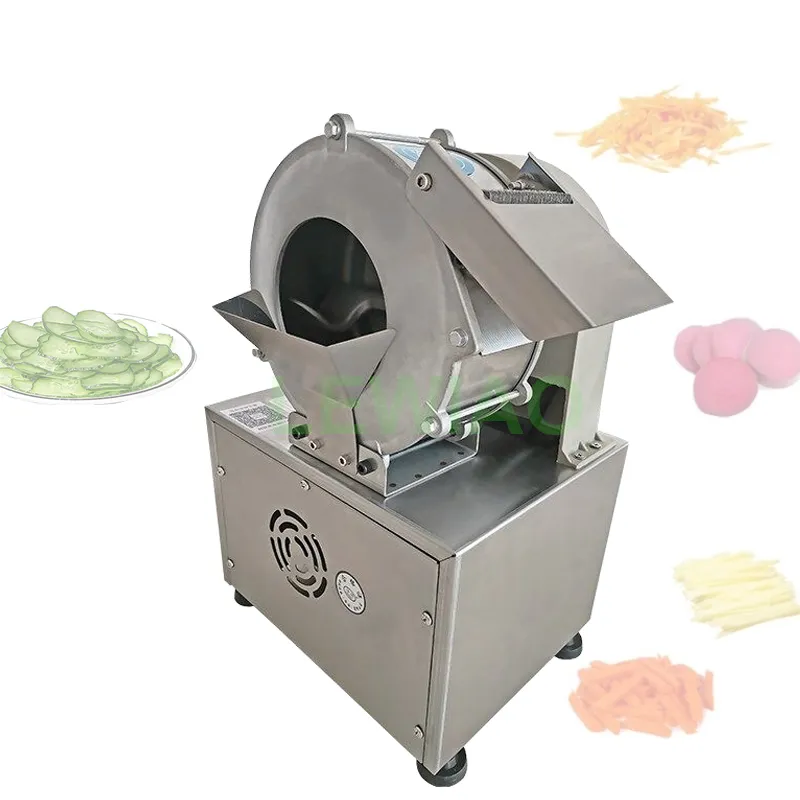 Machine commerciale de défibreur de coupeur de légumes électrique de 180W pour le radis de pomme de terre de défibreur de trancheuse
