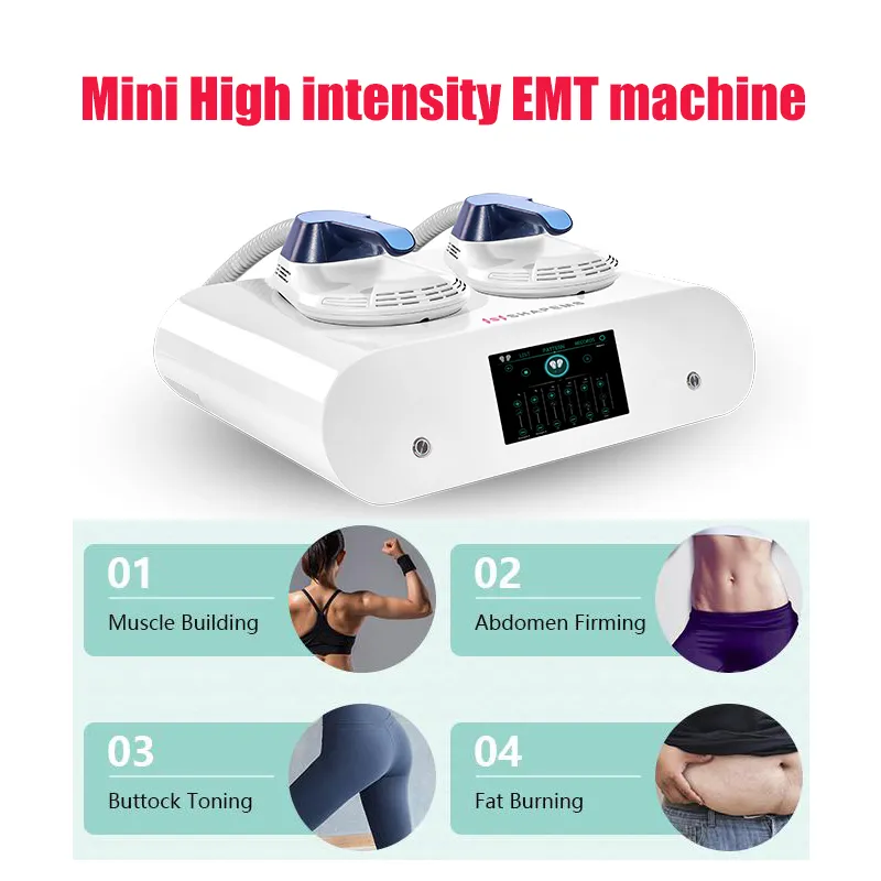 Hem Använd Mini Hiemt Slimming Machine EMS Muscle Stimulator Fat Burning Skapa Peach Hips Formning Vest Line Body Sculpting och Contouring Machine