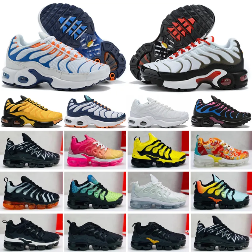 Scarpe Tn scontate per bambini Scarpe da ginnastica per neonati triple nere Arcobaleno Scarpe da ginnastica per bambini sportive per ragazze e ragazzi