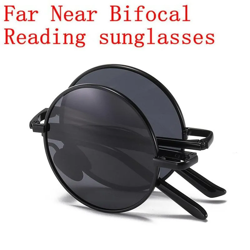 Folding bifocal reading glasses on sale