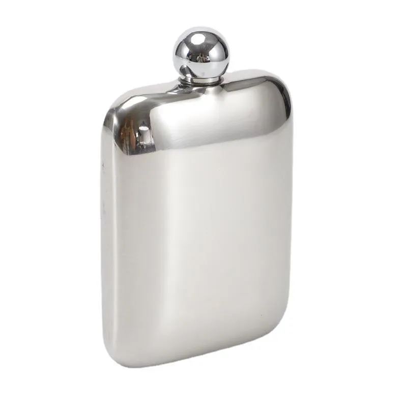 Stainless Steel Portable Mirror Face Alcohol Hip Flask Liquor Wine Pocket Bottle Pots Drinkware D924