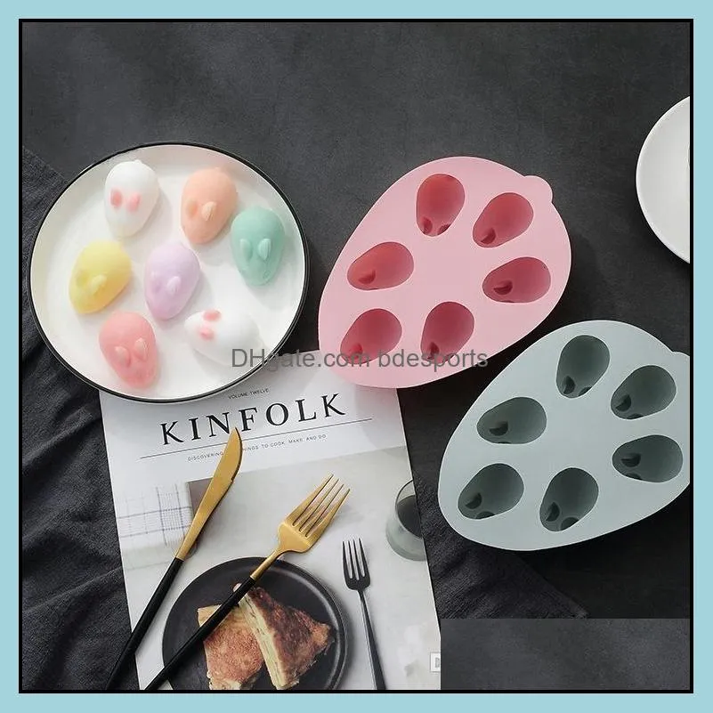 silicon cake mould baking candy molds DIY soap sweet food animal shape bakery pastry baking tools