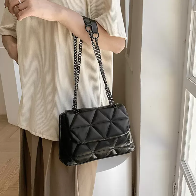 Marque Design chaîne sac à bandoulière pour femmes 2021 tendance en cuir sac à bandoulière femme voyage Shopping sac à main et sac à main dames sac
