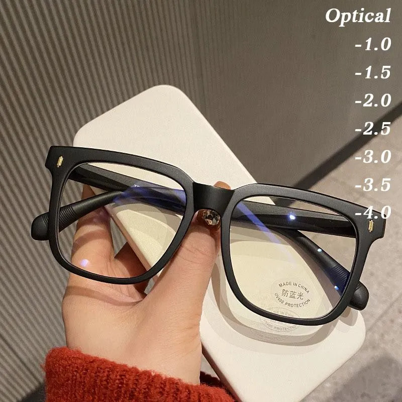 Sunglasses Oversized Reading Glasses Women Men Anti-blue Light Nearsight Myopia Diopter Lens Eyewear Luxury Prescription EyeglassesSunglasse