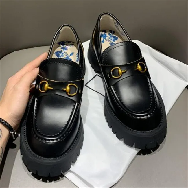 Womens Designer Platform Schoenen Bee Borduren Vrouwen Casual Sneaker Luxe Feestjurk Schoenen Kalfsleer Loafers Maat 35-40