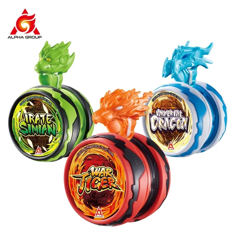 Yoyo Blazing Team Beast Warrior Series Magic YoYo Corda in poliestere Divertente Professionale Giocattoli per bambini Per ragazzi Regali per bambini yoyo 220826