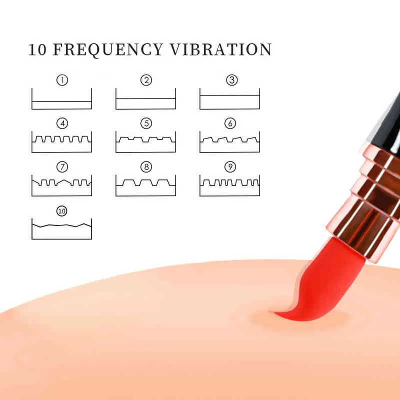 Vibradores NXY Nuevo Mini G Spot Lipstick Vibrator Sex Toys for Woman Nipple Clitoral Estimulador Bullet Productos para adultos para la hembra 220414