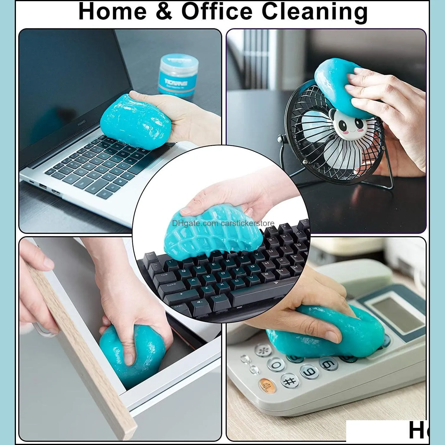 cleaning gel for car detailing cleaner magic dust remover gel auto air vent interior home office computer keyboard clean tool