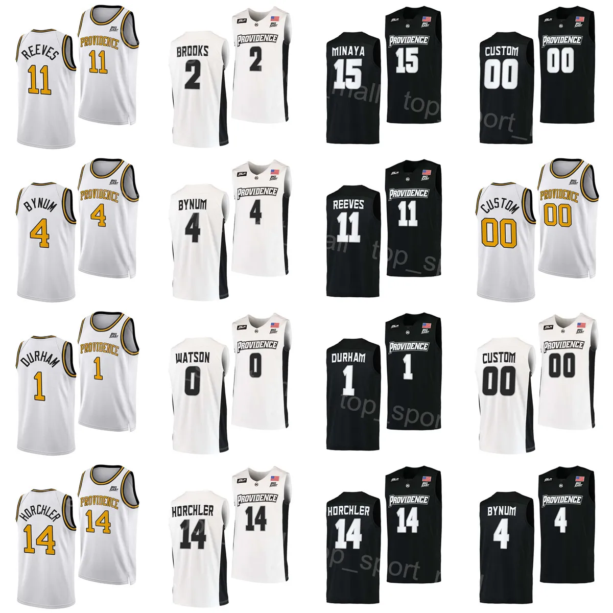NCAA Basketball College Providence Friars Jerseys 0 Nate Watson 1 Al
