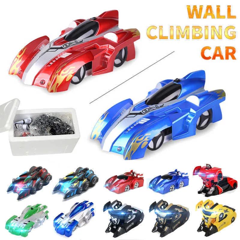 Anti Gravity Ceiling Climbing Electric 360 Rotating Stunt RC Car Antigravity Machine Auto Toy con telecomando