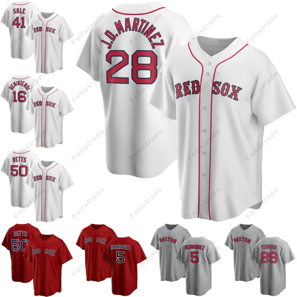 Benutzerdefiniertes J.D. Martinez Sox-Trikot, rot, Rafael Devers, Trevor Story, Enrique Hernandez, Xander Bogaerts, Verdugo, Nick Pivetta, Michael Wacha, Alex Verdugo, Carl Yastrzemski