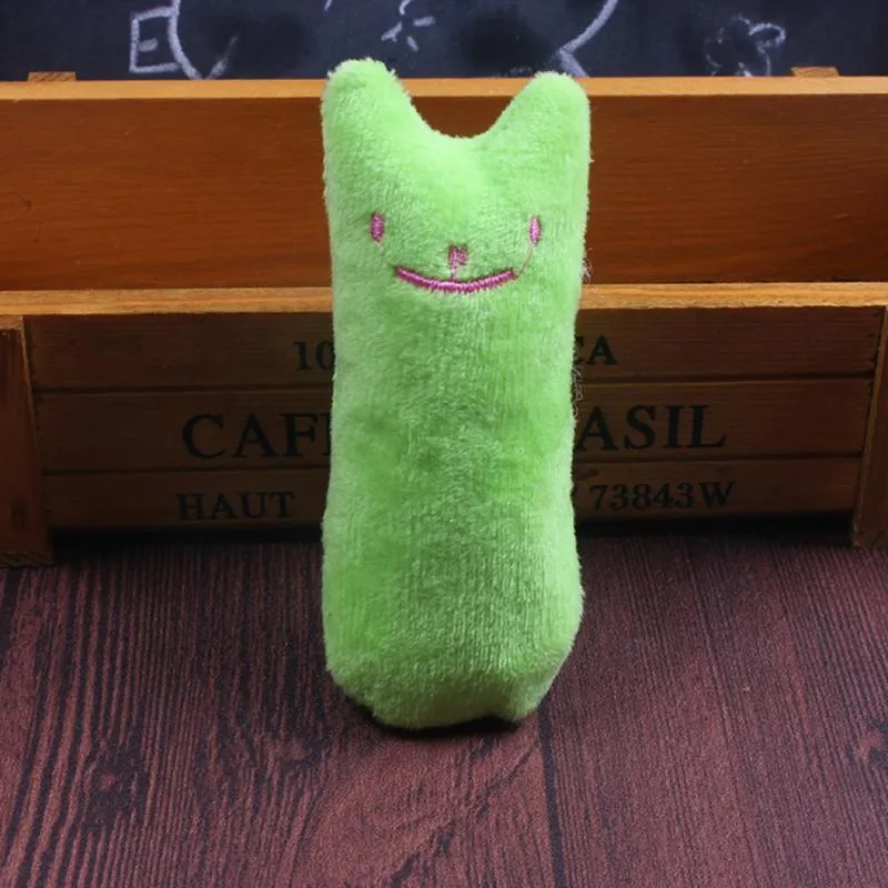 Grinding Bite Claws Cat Cats Interactive Pet Toys Kitten Cat Catnip Chewing Thumb Vocal Toy Teeth Toy For Funny Mint Plush tSKGS