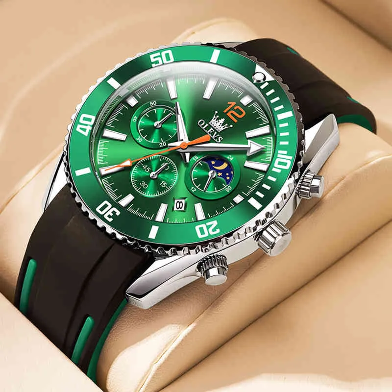 OEM Quartz Luxury Customized Watch Billiga guldmärke Stainls Steel Waterproof For Men OleVs Write Watch