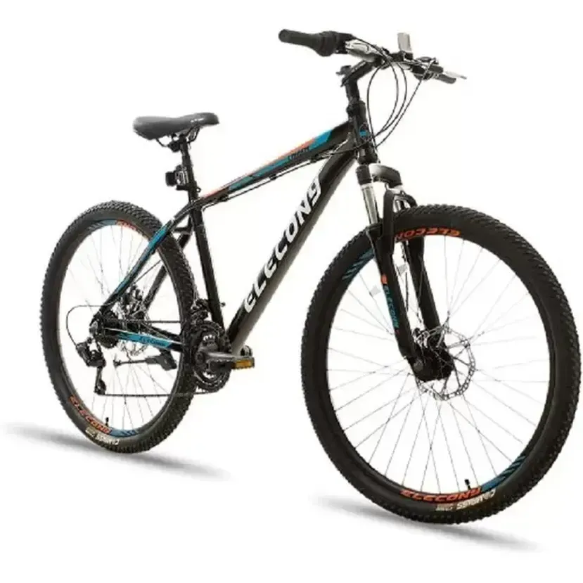 Us Warehouse Elecony Bicicleta de aluminio de 26 pulgadas, Shimano 21  Velocidad Bicicleta de montaña Frenos de disco duales para mujer Hombre  Adulto