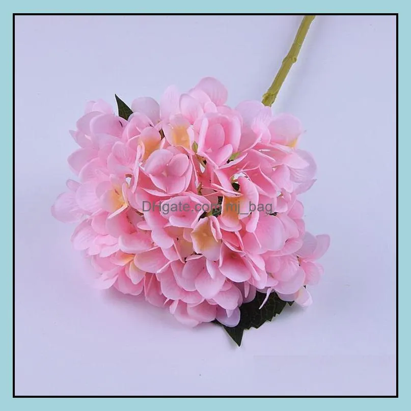 pure color artificial flower fashion artificial silk real touch flower home holiday party wedding decorative flowers wy392w