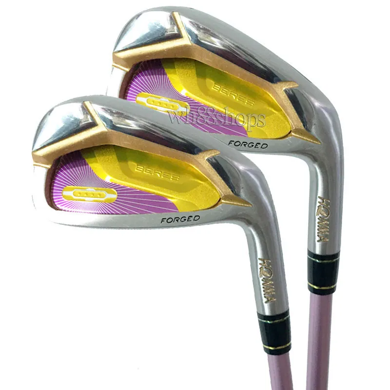 Vrouwen rechtshandige golfijzers 4 sterren Honma S-07 golfclubs 5-11 A S Club Iron Set L Flex Graphite Shaft