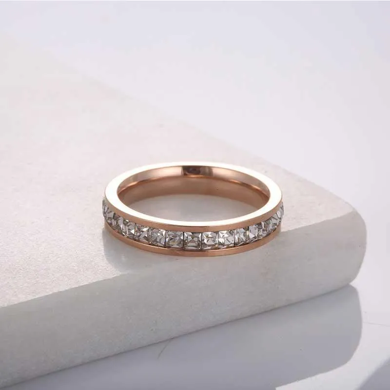 Rose Gold Stainless Steel Chrishell Stause Engagement Ring Rose Gold Stainless Steel Chrishell Stause Engagement Ring