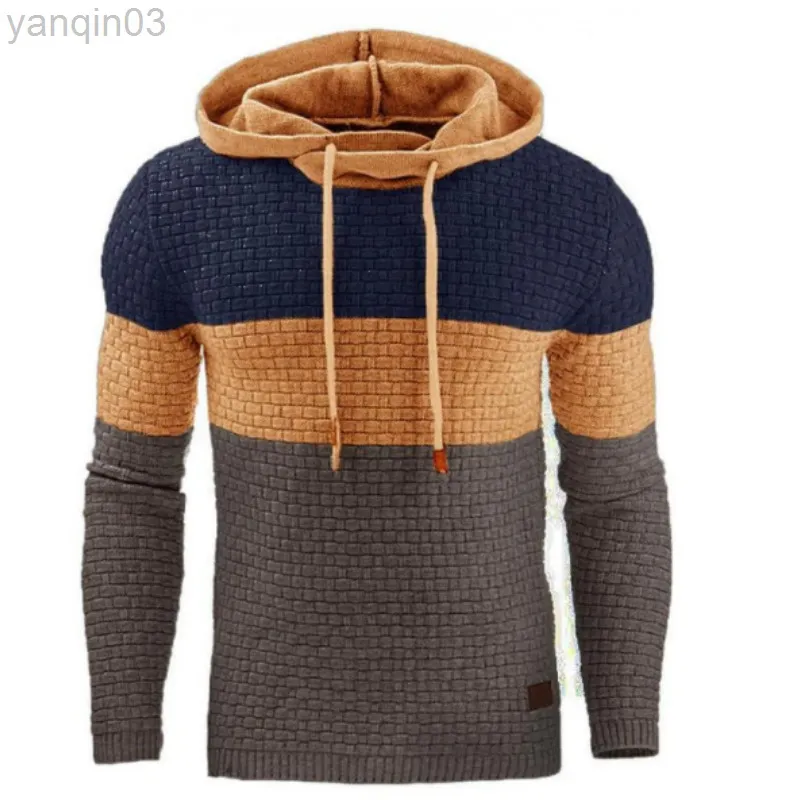 Herfst Winter Mannen Sweater Casual Lange Mouwen Streetwear Hoodie Tops Hooded Sweatshirts Mannen Trainingspak Sport Kleding L220801