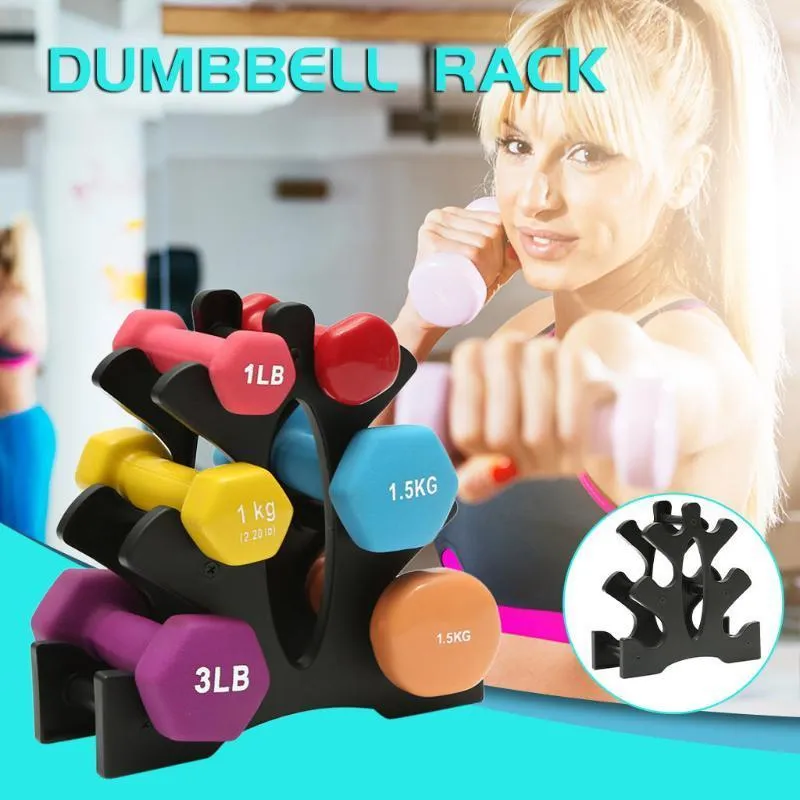 الملحقات Dumbbell Fitness Rack Stand 3 Tier Dumbbellhand الأوزان مجموعات يحمل 30 جنيه